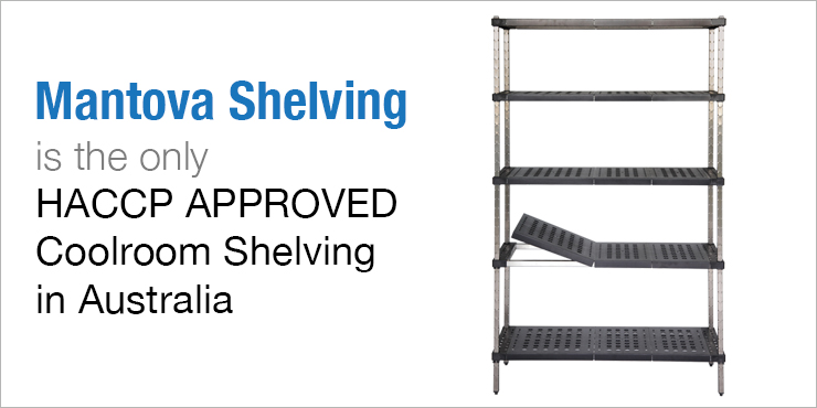 Mantova Shelving HACCP Approved