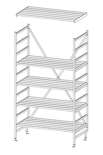 Heavy Duty Ladder Shelving