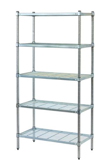 Post Style with Wire Shelving