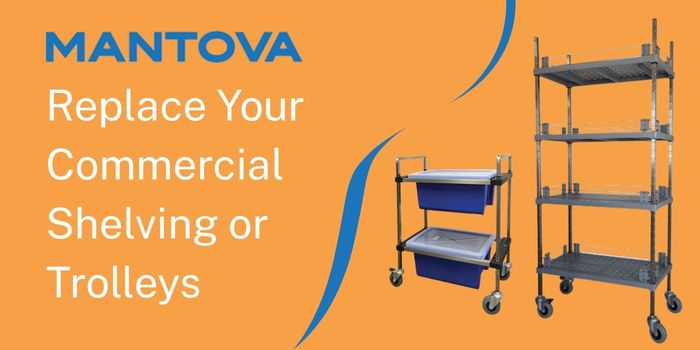 Replace Your Commercial Shelving or Trolleys